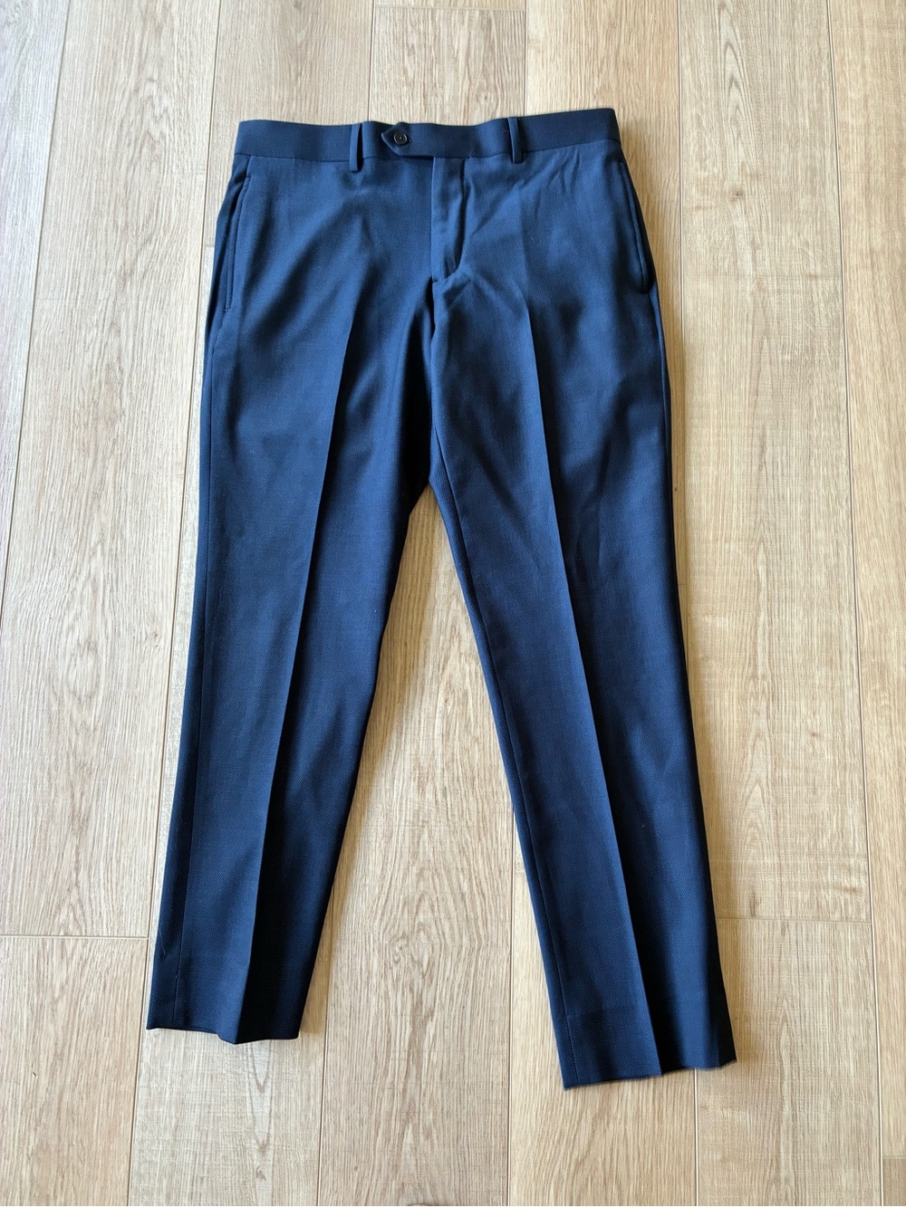 NWT Men's Brooks Brothers Explorer Classic Navy Dress Tailored Pants Wool 34 32